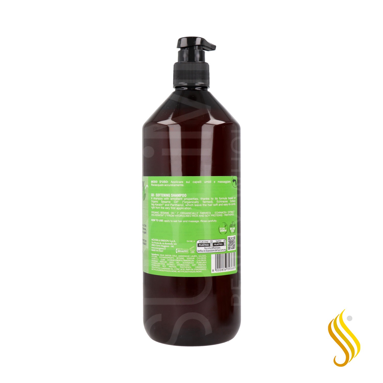DIKSON EVERYGREEN ANTI FRIZZ CH 1000ML